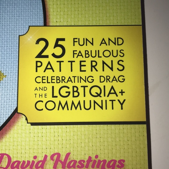 NWT Cross-Stitching Celebrating the LGBTQ Community Queen gay pride - Picture 2 of 11